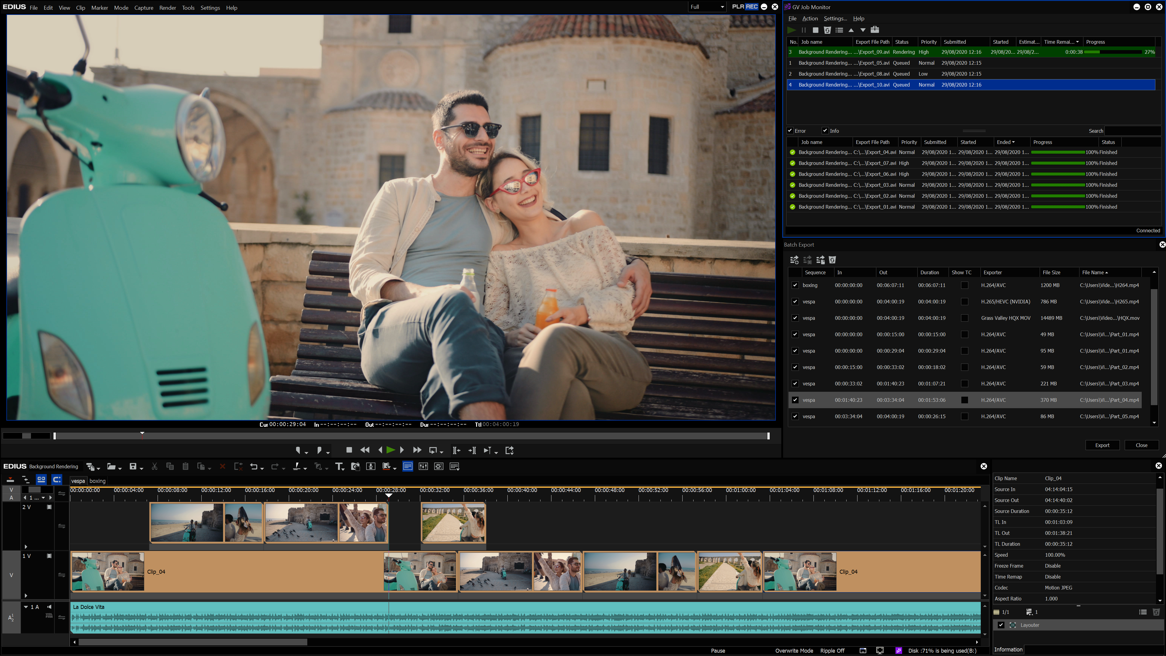 EDIUS Pro, Workgroup và Broadcast